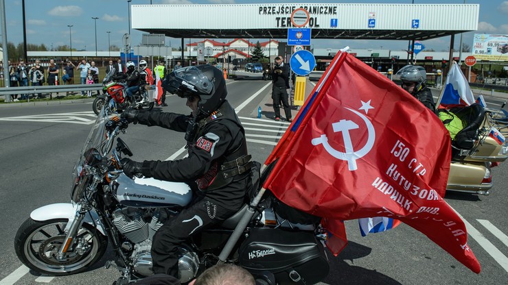 "Nocne Wilki" zatrzymane na granicy w Terespolu. "Zagrożenie ładu i bezpieczeństwa publicznego"