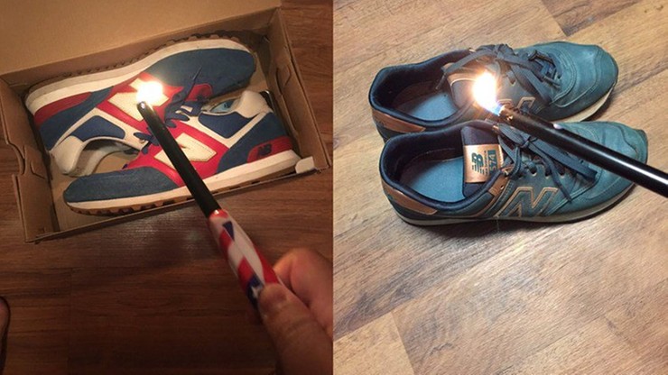 Płoną New Balance'y zwolenników Clinton! Zobacz dlaczego