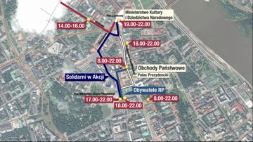 10-04-2017 10:16 Manifestacje w Warszawie w rocznicę katastrofy smoleńskiej