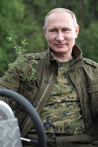 Putin na wakacjach. Na Syberii
