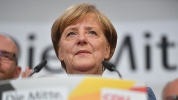 24-09-2017 19:44 "Liczyliśmy na trochę lepszy wynik". Merkel po zwycięstwie w wyborach