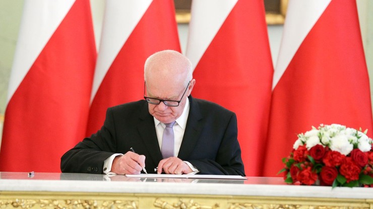 Prezydent odebrał ślubowanie od sędziego TK Andrzeja Zielonackiego