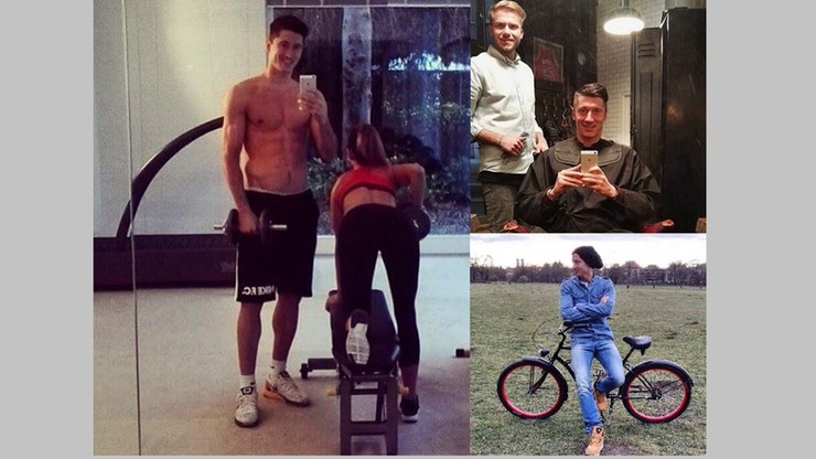 Lewy królem Instagrama