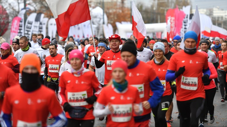 Biegi Niepodległości: Osiemdziesiąt tysięcy osób w ponad 80 zawodach