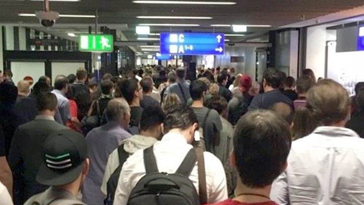 Ewakuacja na lotnisku we Frankfurcie. Będą opóźnienia