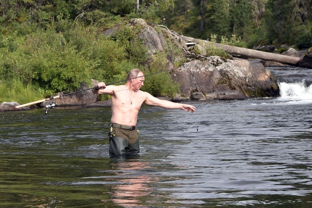 Putin na wakacjach. Na Syberii