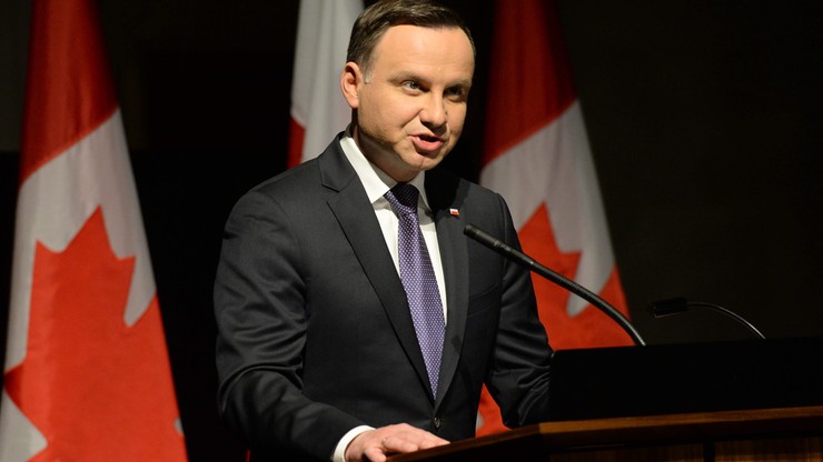 Andrzej Duda zaprosił kanadyjskich żołnierzy do Polski