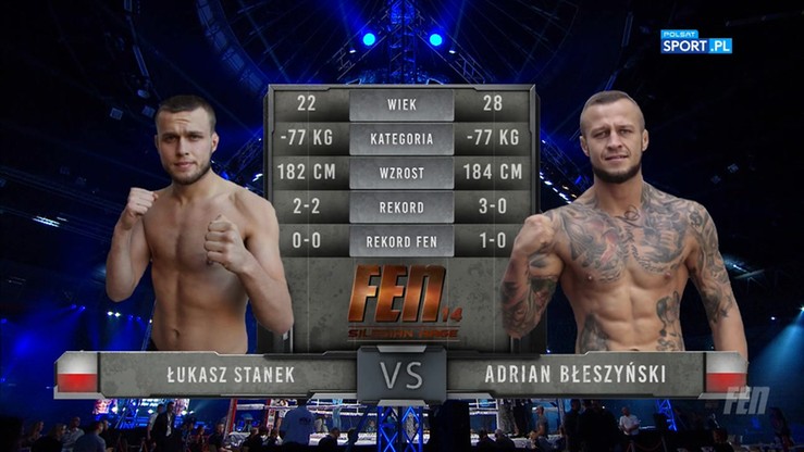 2016-10-15 Łukasz Stanek - Adrian Błeszyński. Skrót walki