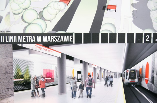 Wiemy jak będą wyglądać nowe stacje warszawskiego metra