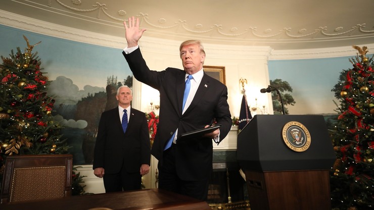 Trump: w stosownym czasie pomożemy protestującym Irańczykom