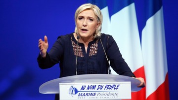 23-03-2017 09:35 Le Pen wzywa do ochrony granic i zamykania meczetów