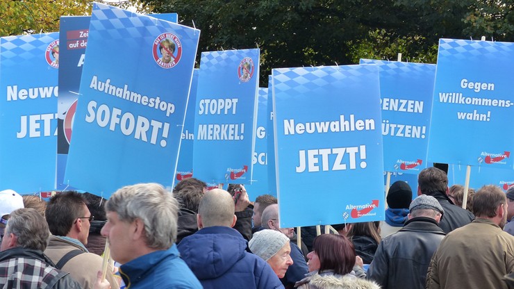 Antyimigrancka AfD trzecią siłą polityczną w Niemczech