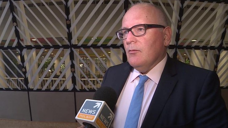 "Nie groził". Prokuratura odmówiła wszczęcia śledztwa ws. Fransa Timmermansa