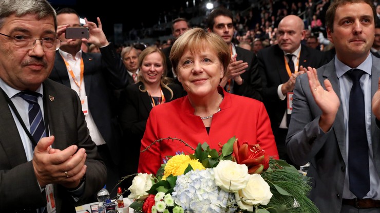 Angela Merkel po raz dziewiąty przewodniczącą CDU