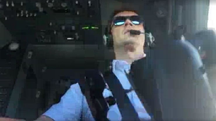 Polski pilot walczy z podmuchami wiatru. To wideo podbija sieć