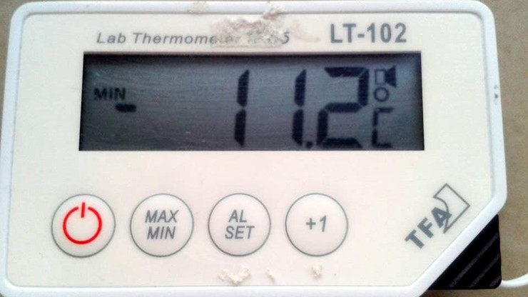 Minus 11 stopni Celsjusza. Taki mamy październik w tym roku