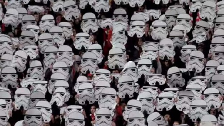 "Gwiezdne Wojny" na stadionie. Niesamowita oprawa kibiców w Sofii