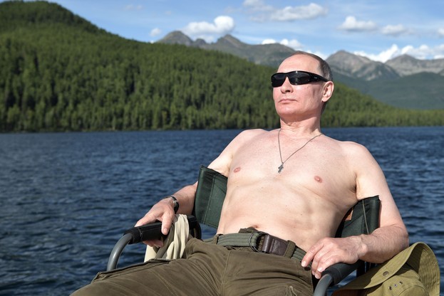 Putin na wakacjach. Na Syberii