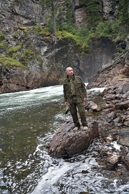 Putin na wakacjach. Na Syberii