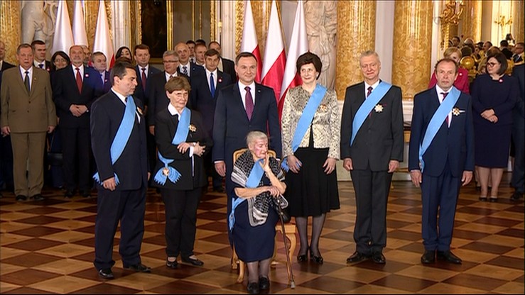 "W uznaniu znamienitych zasług". Prezydent wręczył Ordery Orła Białego