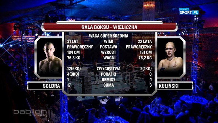 2016-10-22 Andrzej Sołdra - Jordan Kuliński. Skrót walki