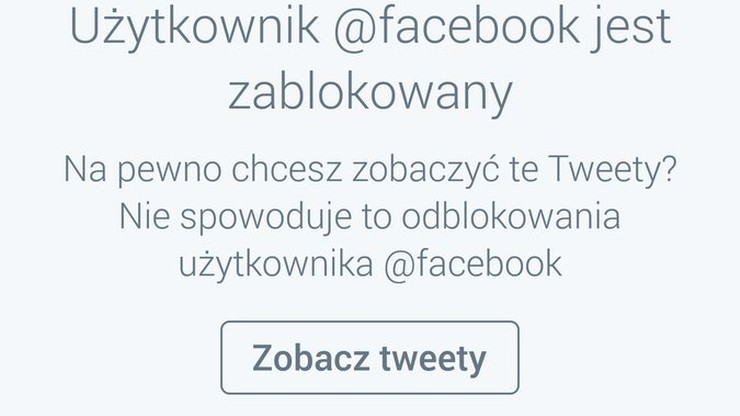 Narodowcy walczą z Facebookiem. Blokują jego konto na Twitterze