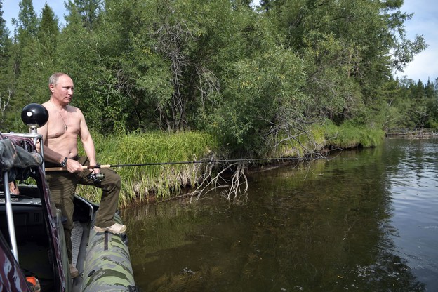 Putin na wakacjach. Na Syberii