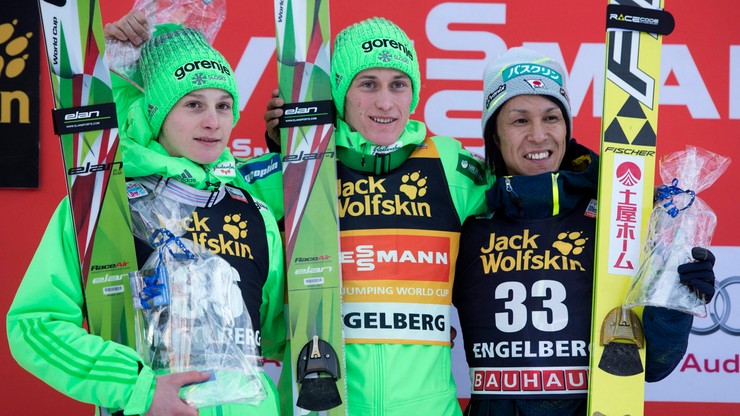 PŚ w skokach: bracia Prevcowie triumfują. Stoch dwudziesty