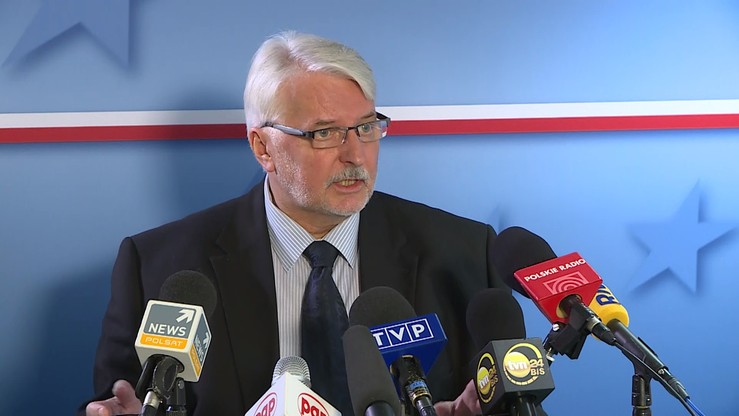 Waszczykowski: mam nadzieję, że KE nie zachowa się histerycznie ws. Polski