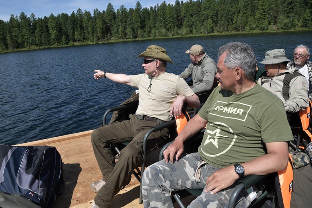 Putin na wakacjach. Na Syberii