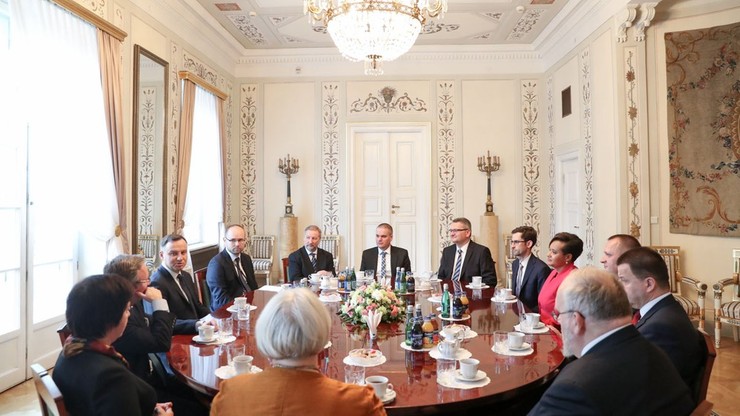 Prezydent wręczył listy uwierzytelniające dziesięciu ambasadorom