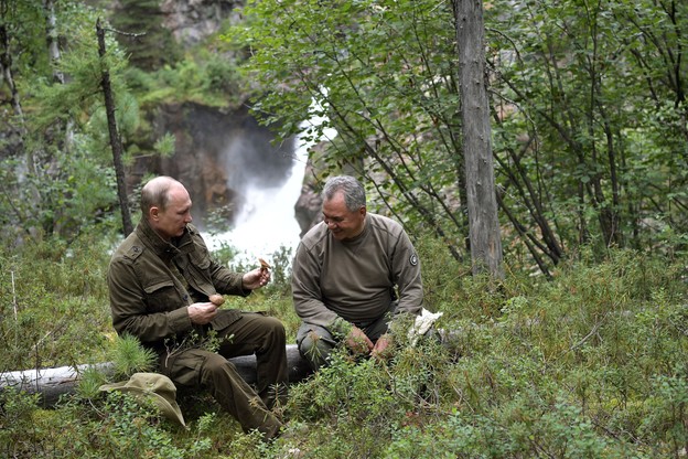 Putin na wakacjach. Na Syberii
