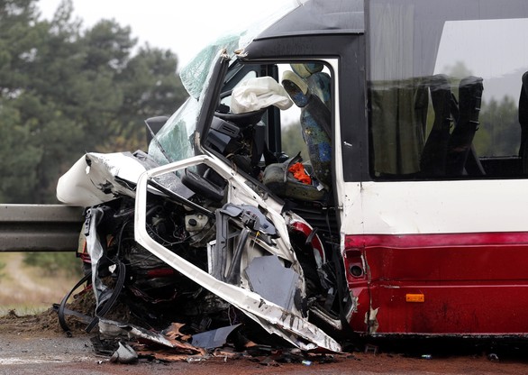 Wypadek w Mierzęcicach (Śląskie) na trasie S1