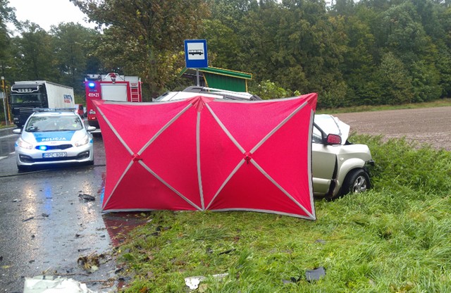 Wypadek w Niewierzu. Dwie ofiary
