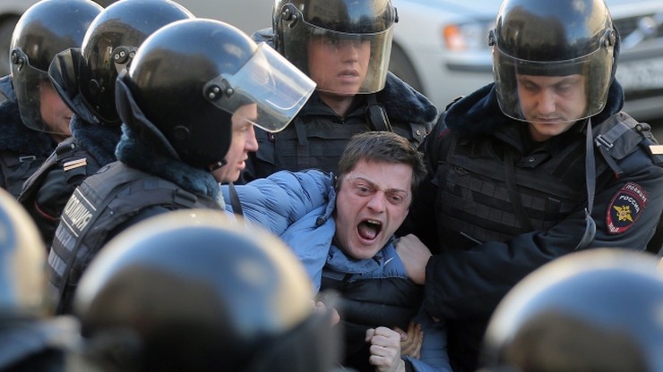 USA potępiły aresztowania demonstrantów w Rosji