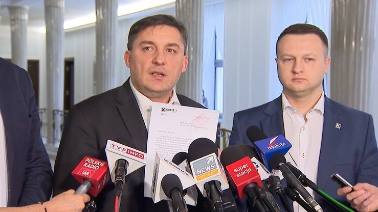 "Ile kosztował protest w Sejmie?" - takiej informacji chce Kukiz'15 od Kuchcińskiego i Błaszczaka