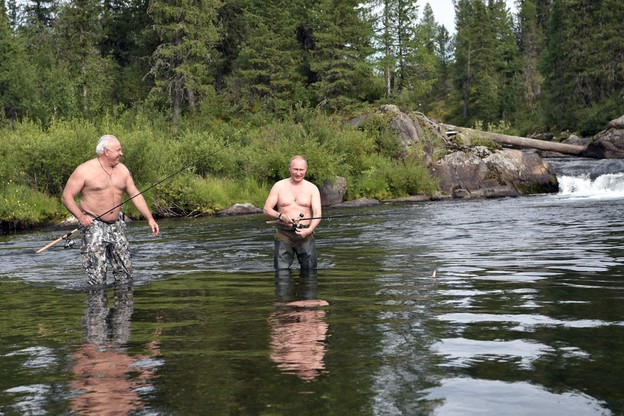Putin na wakacjach. Na Syberii