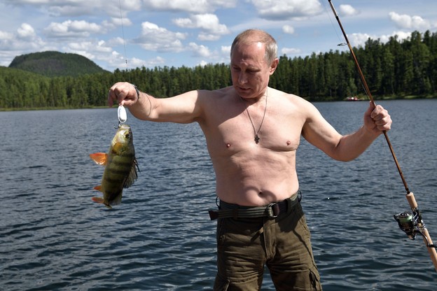 Putin na wakacjach. Na Syberii