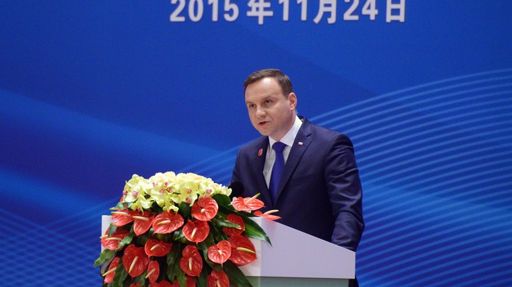 Prezydent Duda przybył do Pekinu. Spotka się z prezydentem Chin