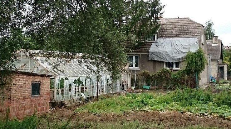 Dom przy ul. Niepołomickiej w Gdańsku, w który uderzył piorun, fot. Straż Miejska Gdańsk