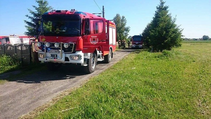 Spawał i zapalił się od swojej drewnianej nogi