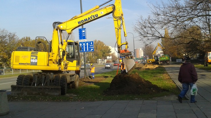 Warszawa: nowa droga rowerowa w Alei Stanów Zjednoczonych