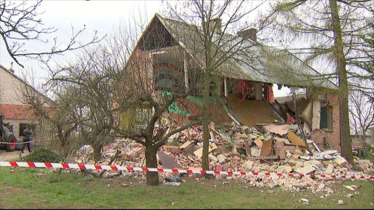 Wybuch gazu w Borkach k. Konina. Dom do rozbiórki