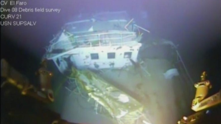 Odnaleziono rejestrator danych z zaginionego kontenerowca "El Faro"