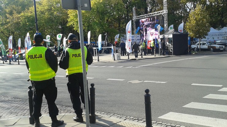 Protest służb mundurowych