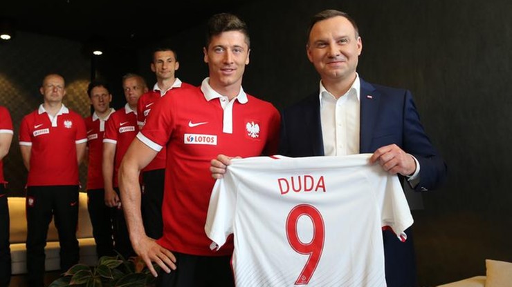 Prezydent odwiedził piłkarzy. "Atmosfera doskonała, chcę być na finale"