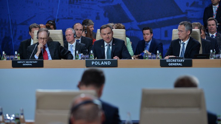 Duda: jestem dumny, że Warszawa jest gospodarzem NATO