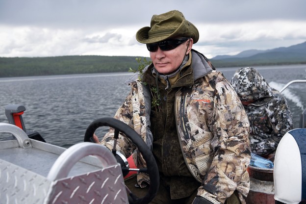 Putin na wakacjach. Na Syberii