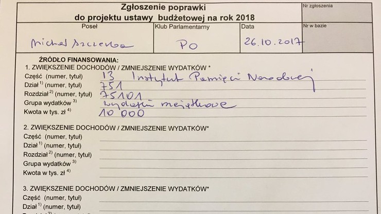 10 milionów zł na pomoc chorym na Alzheimera zamiast dla IPN. Szczerba zgłosił poprawkę, głosy opozycji przeważyły