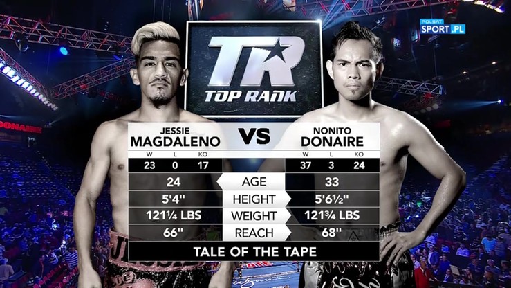 Nonito Donaire Jessie Magdaleno Skrót walki wideo Polsat Sport